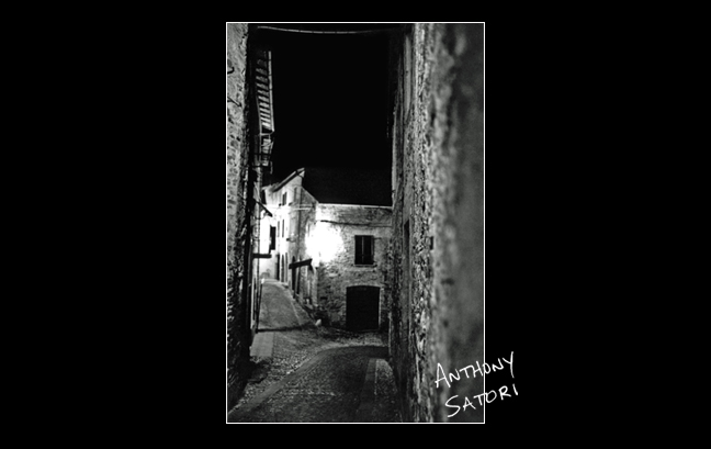 Italian Street at Night  |  Anthony Satori